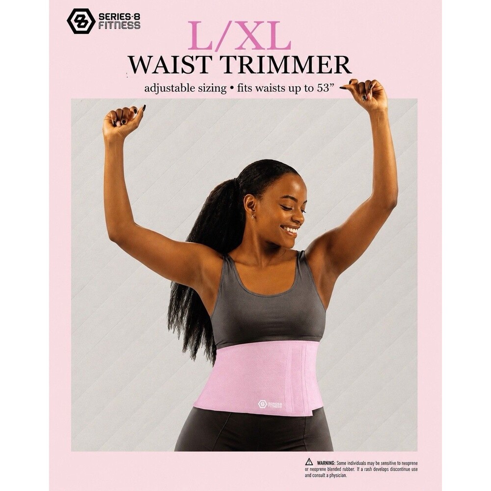 Series-8 Fitness Waist Trimmer L/XL Color Pink Brand New